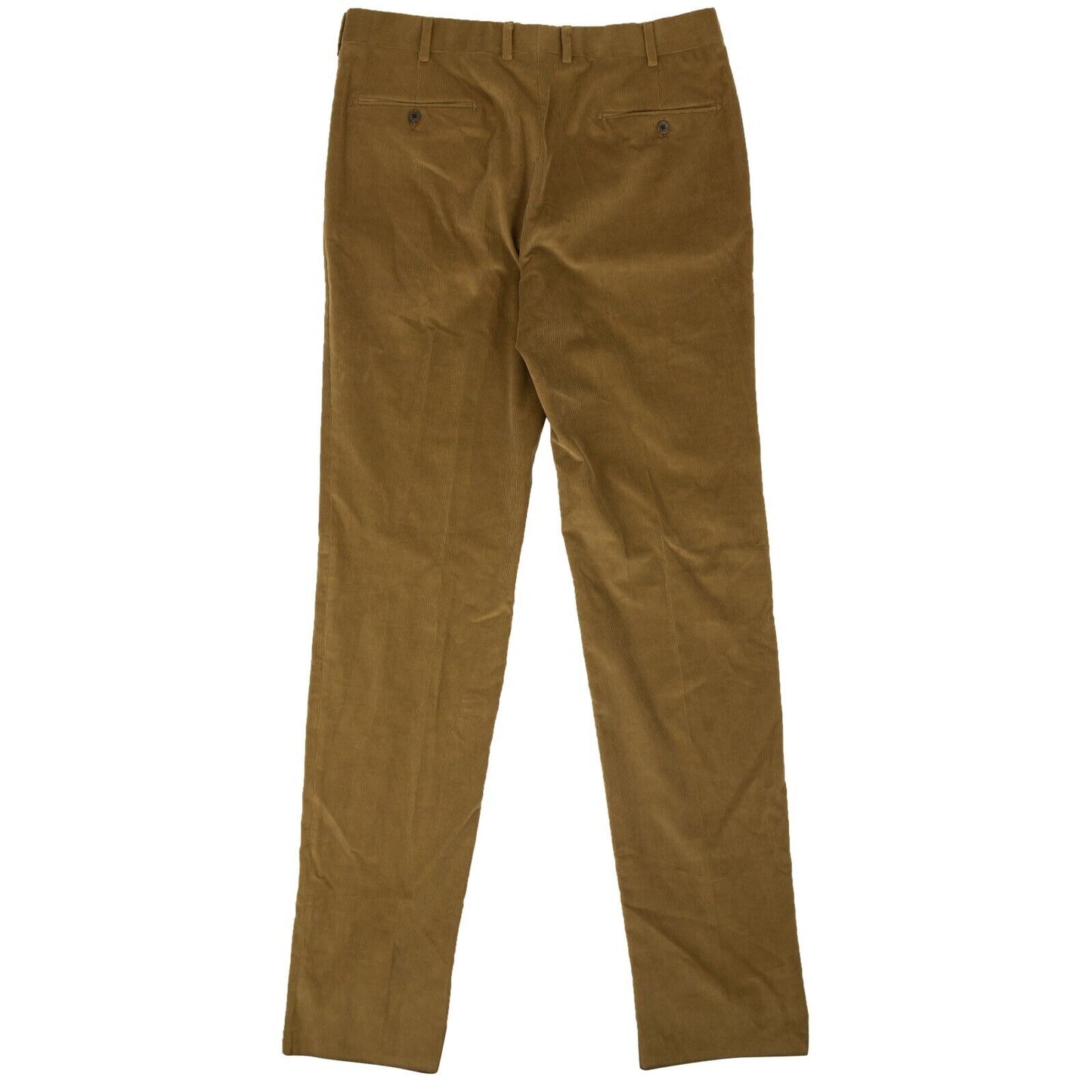 Belvest Brown Cotton Blend Corduroy Casual Pants
