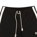 Black Monogram Logo Swim Shorts