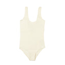 Bottega Veneta Crinkle Swimsuit - Chalk