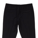 Navy Blue Wool Twill Pants