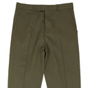 Olive Green Wool Twill Pants