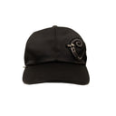 X Kenny Scharf Black Satin CD Applique Cap