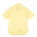 Brioni Linen Slim Fit Short Sleeves Casual Shirt - Yellow
