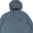 X Kenny Scharf Blue Fishtail Parka Jacket