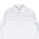 Light Blue Striped Chevron Dress Shirt