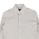 White And Black Striped Dress Shirt