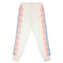 Casablanca Knit Track Pants Track Pants - White/Red
