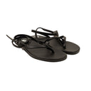 Off-White C/O Virgil Abloh Ziptie Flat Sandal - Black