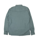 BOTTEGA VENETA TWEEDIA BLUE OVERDYED COTTON TEXTURED SHIRT