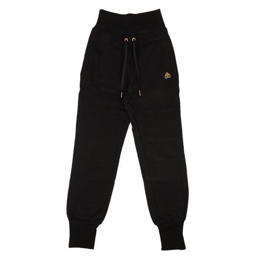 Women's Black Cotton Nootka Joggers Sweatpants