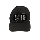 X Kenny Scharf Black Velvet CD Logo Cap