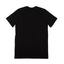 Black Cotton Crewneck Level Short Sleeve T-Shirt