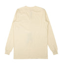 Natural White Cotton Level Long Sleeve T-Shirt