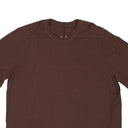 Blood Brown Cotton Short Sleeve Level T-Shirt