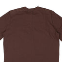 Blood Brown Cotton Short Sleeve Level T-Shirt