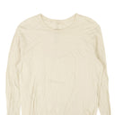 Pearl Grey Double Cotton Long Sleeve T-Shirt