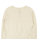 Pearl Grey Double Cotton Long Sleeve T-Shirt