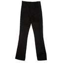 BOTTEGA VENETA BLACK SATIN STRIPE COTTON STRAIGHT JEANS