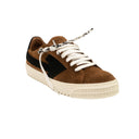 Brown Suede Arrow Sneakers