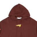 Off-White C/O Virgil Abloh Thunder Stable Slim Sweatpant - Burgundy