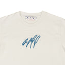 White Cotton Bounce Cross T-Shirt