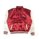 Rhude Embroidelogo Varsity Pullover Jacket - Maroon
