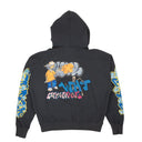 Grey Graffiti Pupp Skate Hoodie