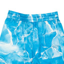 Nahmias Miracle Tie Dye Silk Shorts - Blue