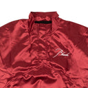 Rhude Embroidelogo Varsity Pullover Jacket - Maroon