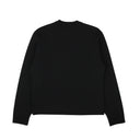 Black Pull Double Face Merino Sweater