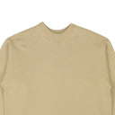 Camel Cashmere Crewneck Pullover Sweater