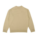 Camel Cashmere Crewneck Pullover Sweater