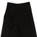 BOTTEGA VENETA BLACK INTRECCIATO BASKET WEAVE DETAIL PANTS