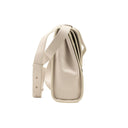 Bottega Veneta Leather Clip Shoulder Bag - Chalk White