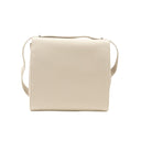 Bottega Veneta Leather Clip Shoulder Bag - Chalk White