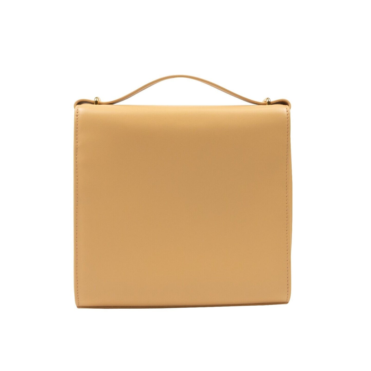 Bottega Veneta Leather Clip Shoulder Bag - Almond Tan