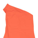 BOTTEGA VENETA ORANGE ONE SHOULDER SWIMSUIT