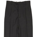 BOTTEGA VENETA CHARCOAL GREY WOOL TRAVEL STRAIGHT PANTS