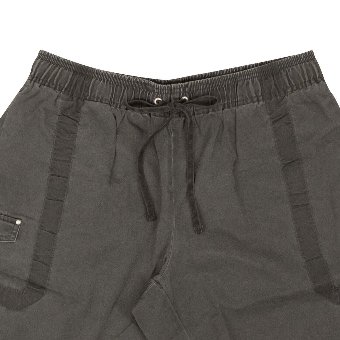 Black Cotton Poplin Frame II Shorts