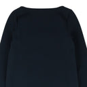 BOTTEGA VENETA PETROL BLUE STRETCH WOOL KNIT MIDI DRESS