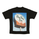 Black Crystal Ball Print Short Sleeve T-Shirt