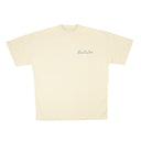 Cream Embroidered Logo Short Sleeve T-Shirt