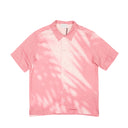 Pink Shadow Print Button Down Shirt