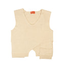 Who Decides War L'Arduer Cream Unadorned Sweater - Cream