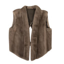 Grey Brunello Cucinelli Mink Fur Vest