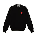 Comme Des Garçons Play V-Neck Sweater - Black