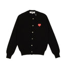 PLAY Black Heart Cardigan Sweater