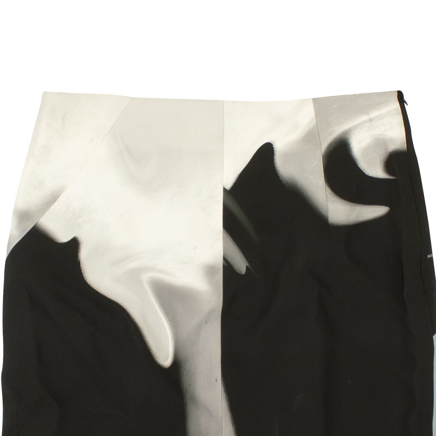 Off-White C/O Virgil Abloh Spiral Liquid Melt Mini Skirt - Black/Gray