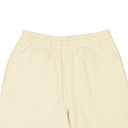 Cream Embroidered Logo Sweat Shorts