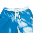 Blue Shadow Print Swim Trunks